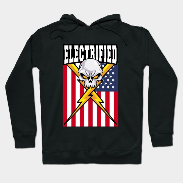 Electrified : Tesla EV : Electric Engineer Hoodie by EYECHO